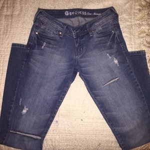 G By Guess Eva Skinny Low Rise Jeans 27